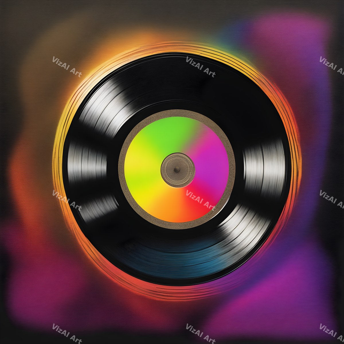 Retro Vinyl Music Art — Choose Your Print — print 9
