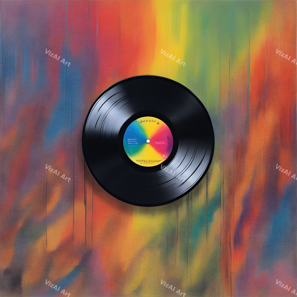 Vinyl & Music Notes Art — 12 Printable Prints — print 3