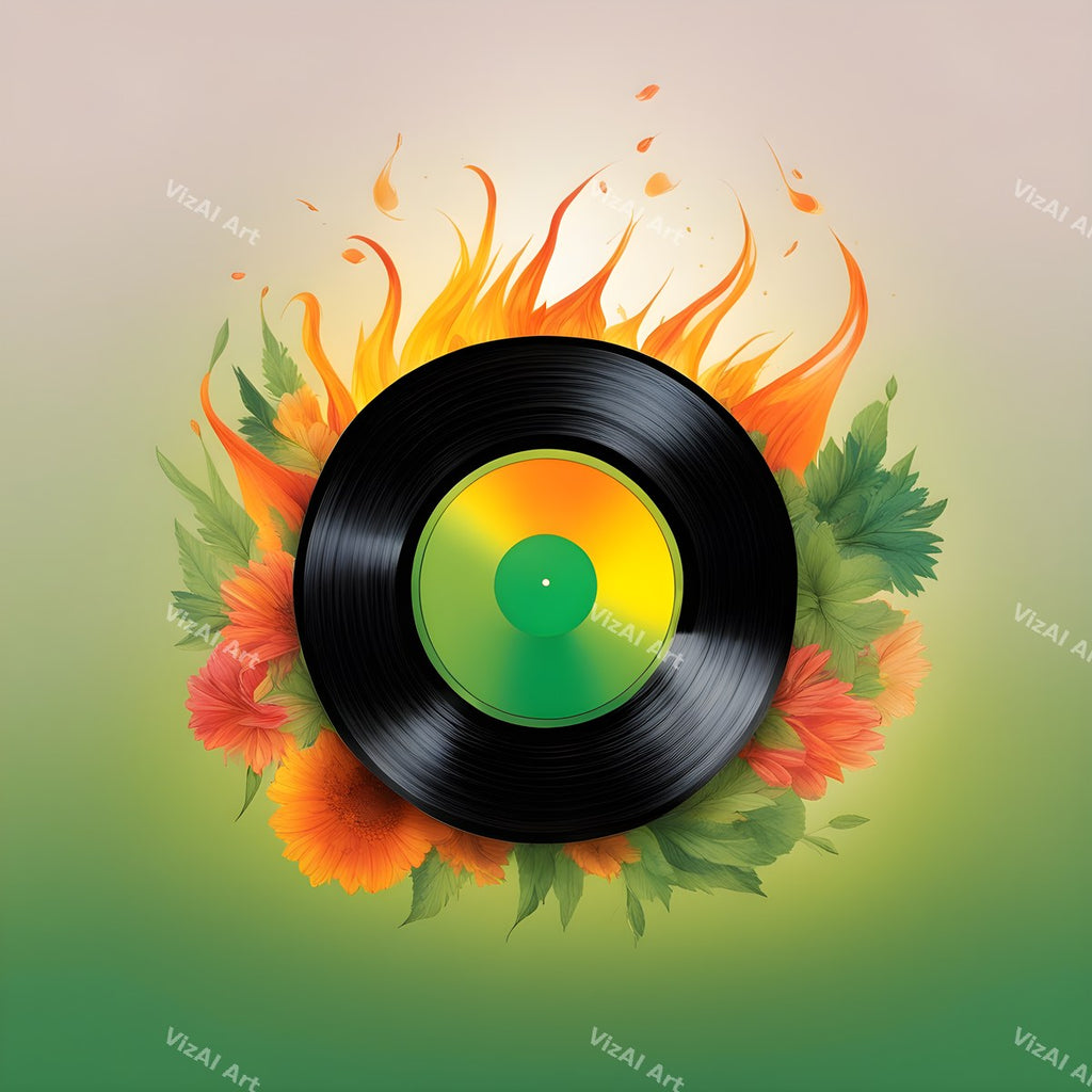 Rainbow Vinyl Record Art — print 4