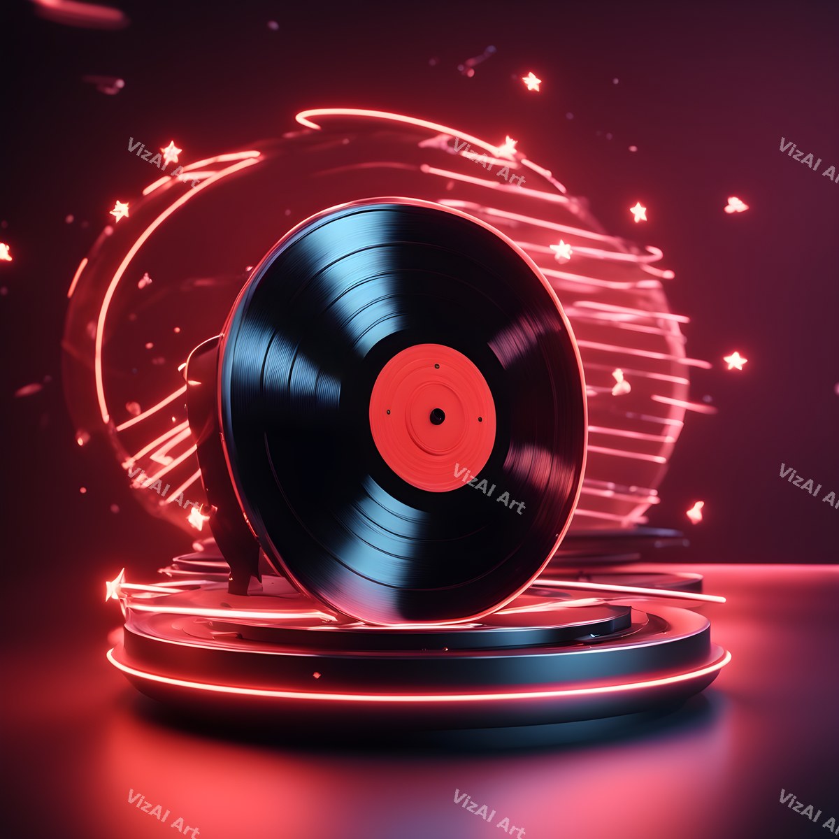 Rainbow Vinyl Record Art — print 7