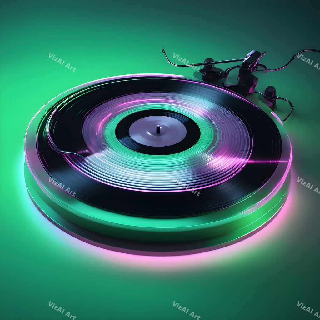 Rainbow Vinyl Record Art — print 8