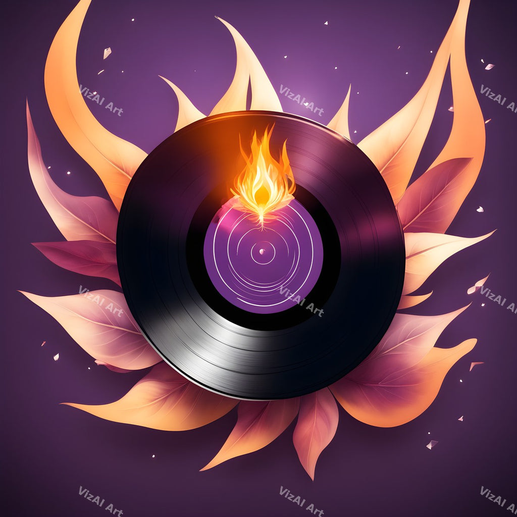 Rainbow Vinyl Record Art — print 10