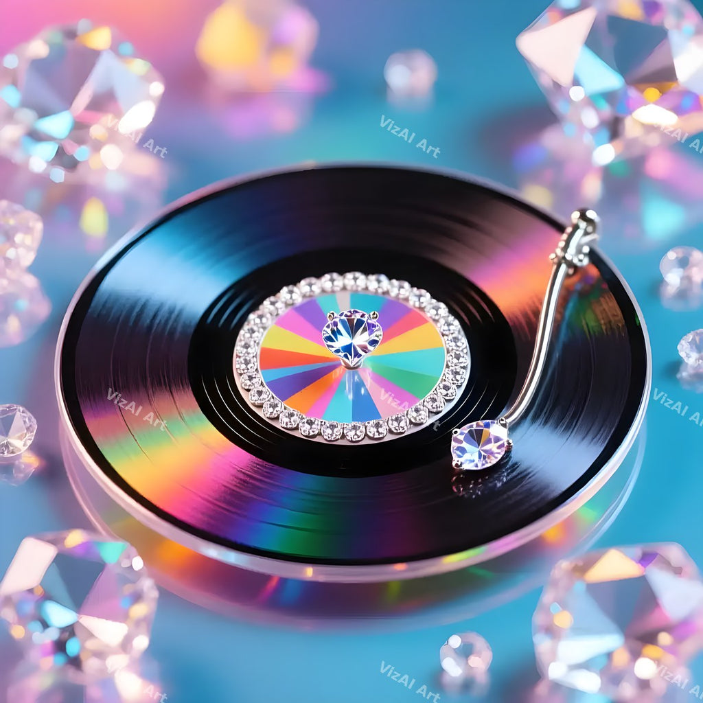 Crystal & Stained Glass Vinyl Art — print 12