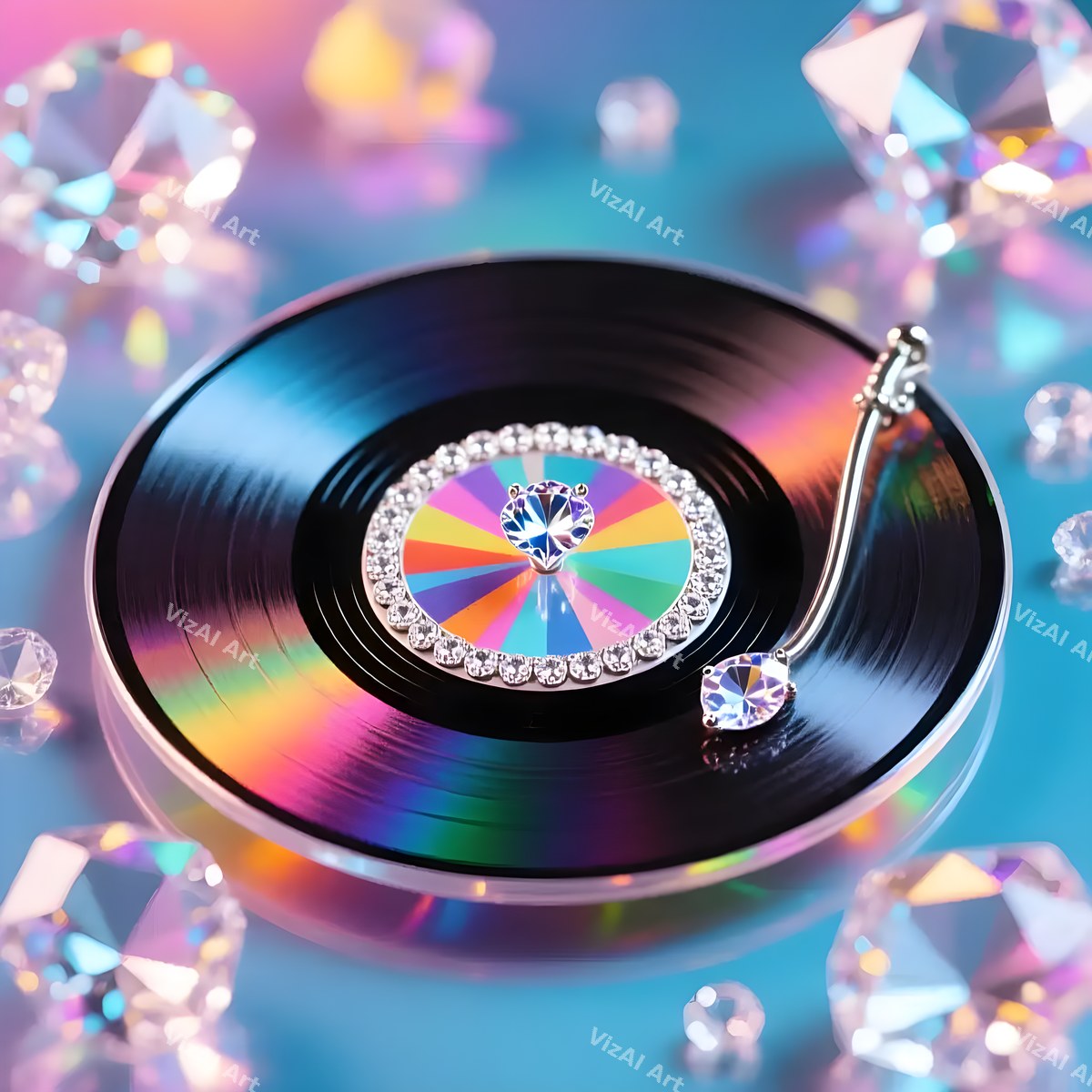 Crystal & Stained Glass Vinyl Art — print 12