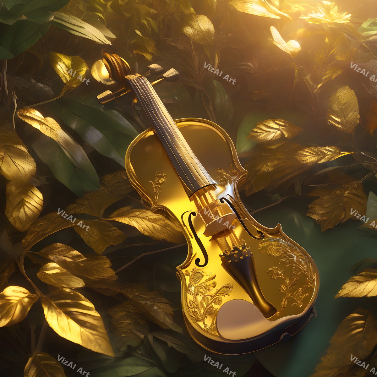 Classic Violin Music Art — print 2
