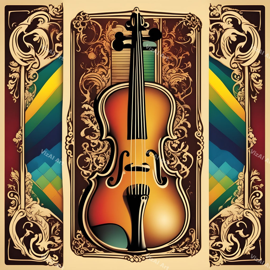 Classic Violin Music Art — print 5