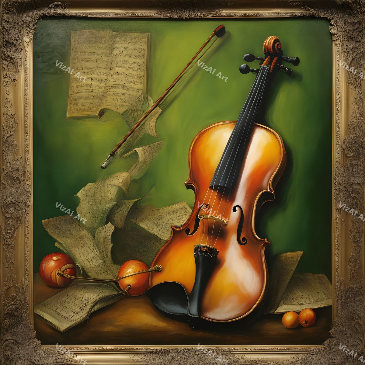 Classic Violin Music Art — print 7