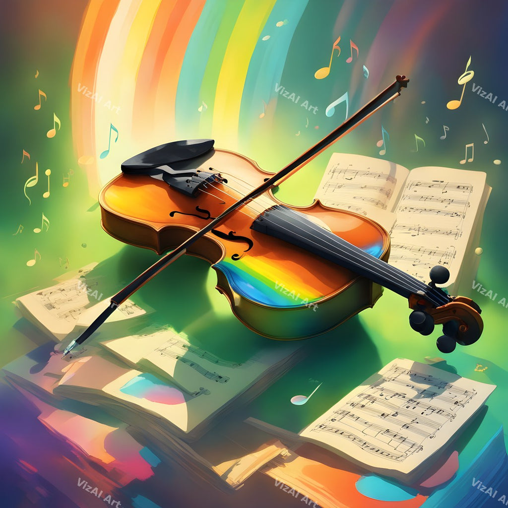 Classic Violin Music Art — print 10