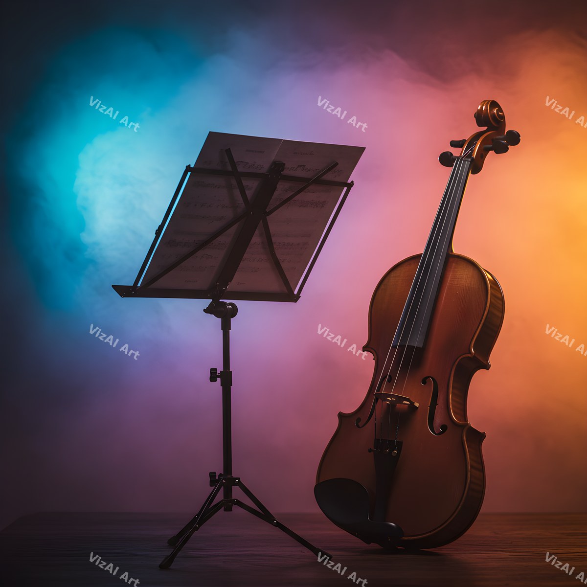 Classic Violin Music Art — print 12