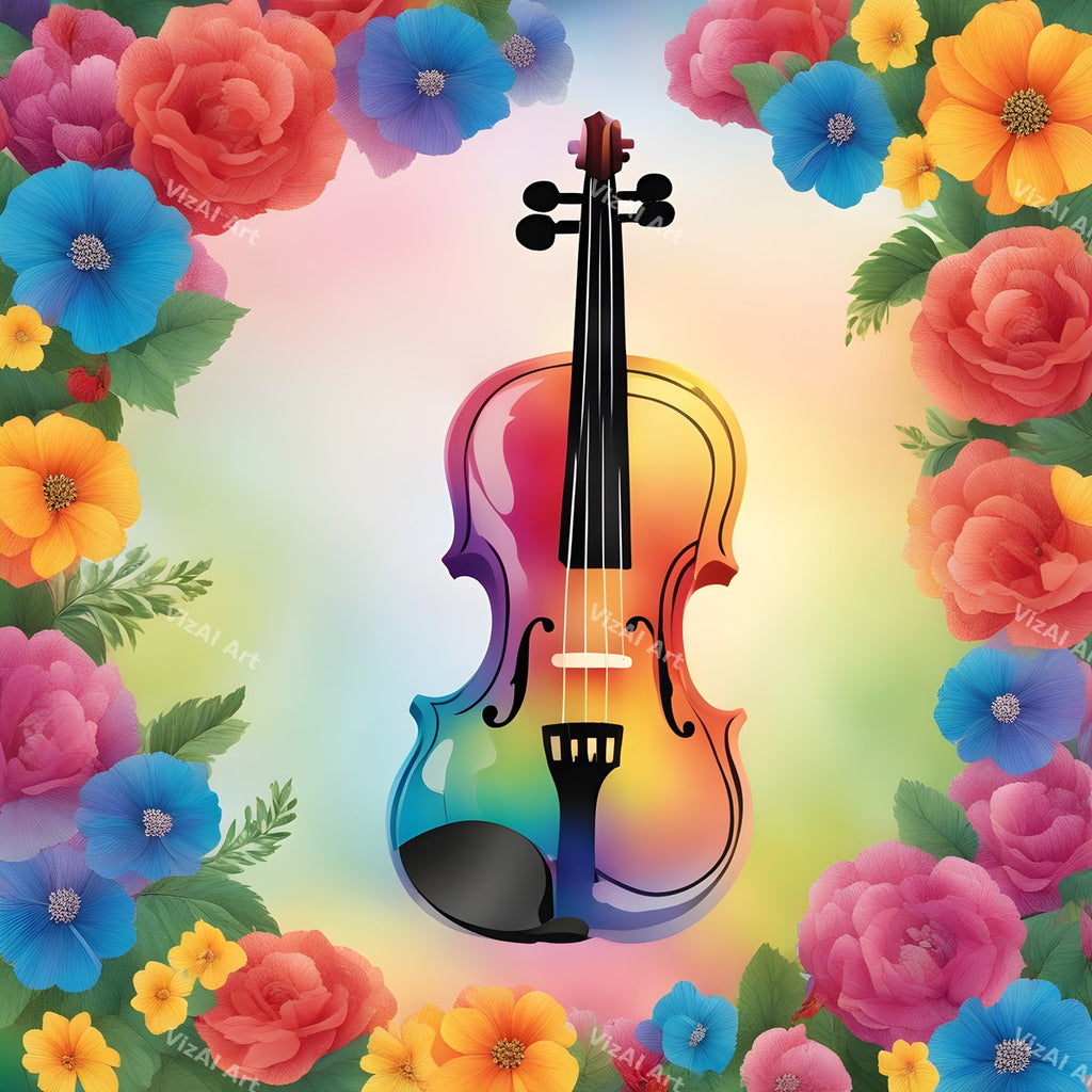 Violin, Light & Nature Art — print 6