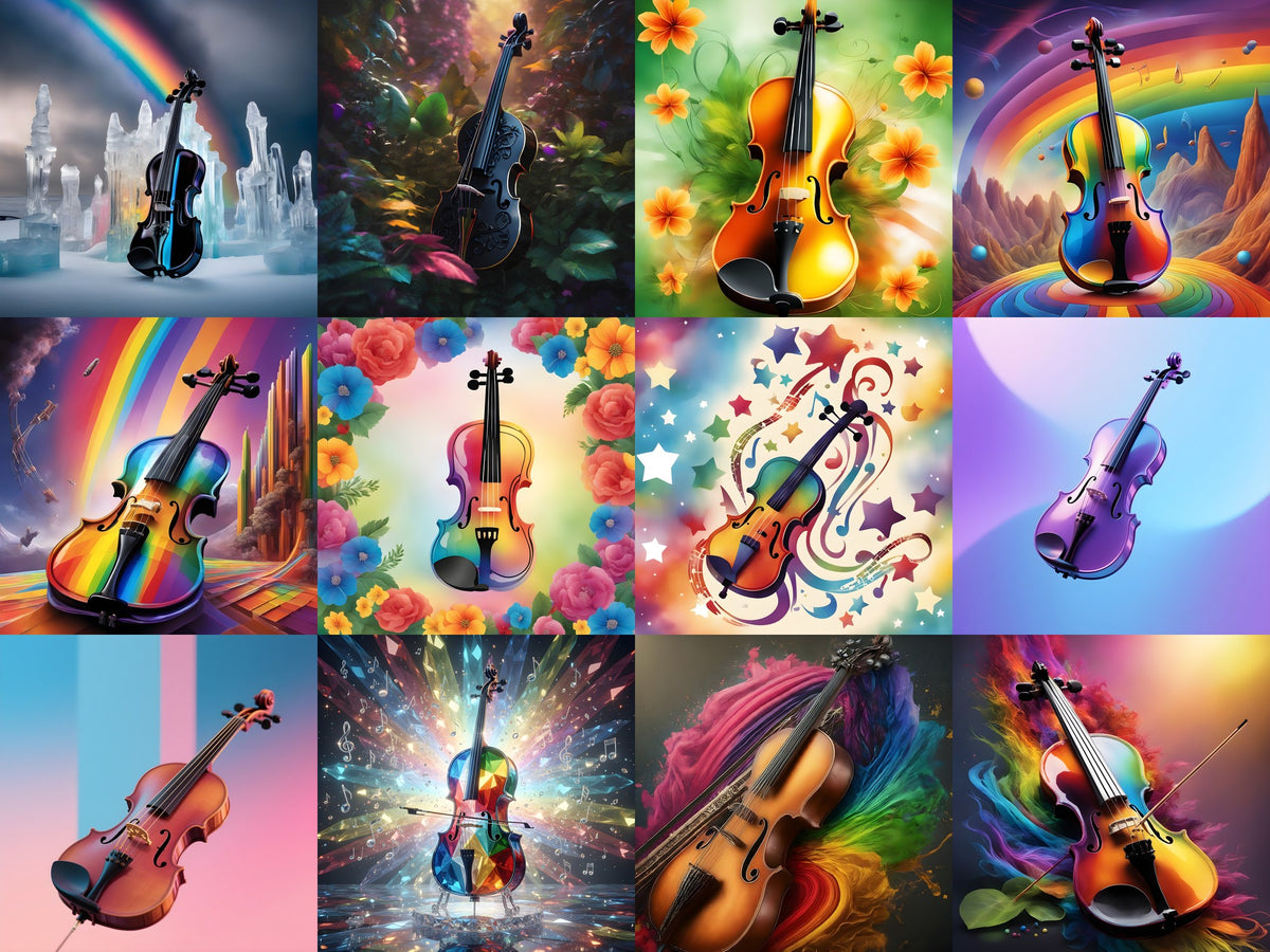 Violin, Light & Nature Art — Choose Your Print