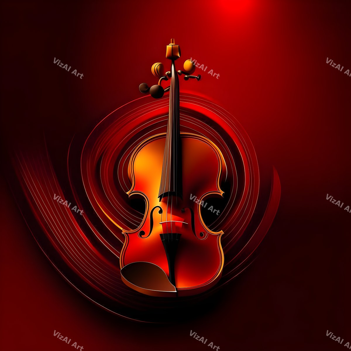 Spotlight Violin Art — print 3