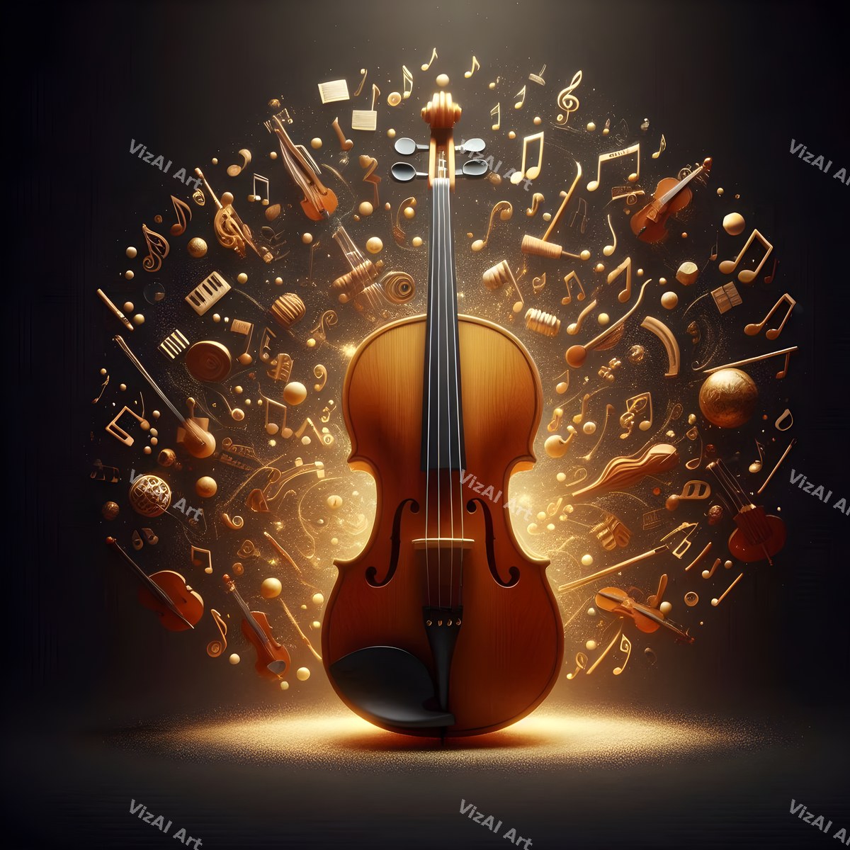 Spotlight Violin Art — print 6
