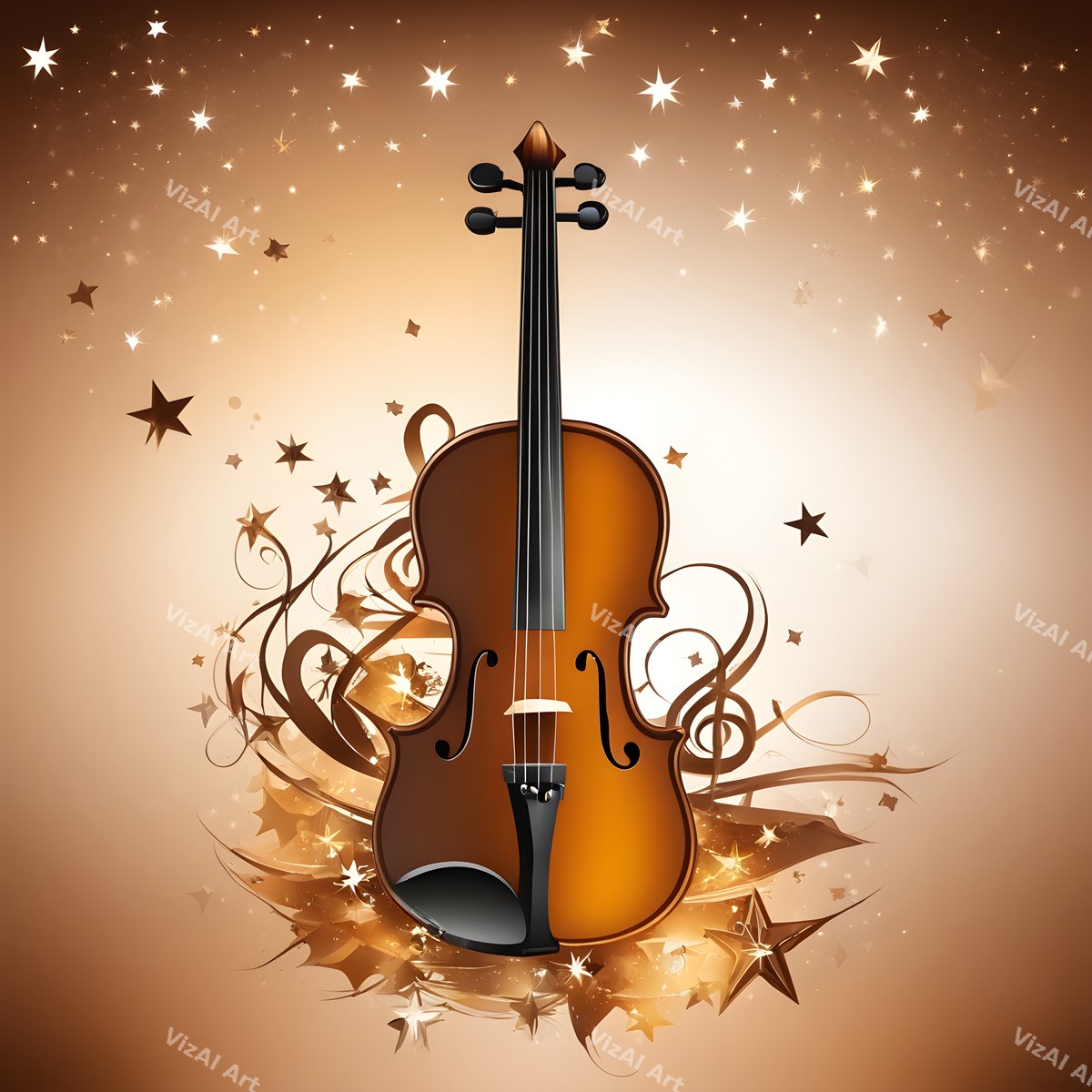 Spotlight Violin Art — print 8