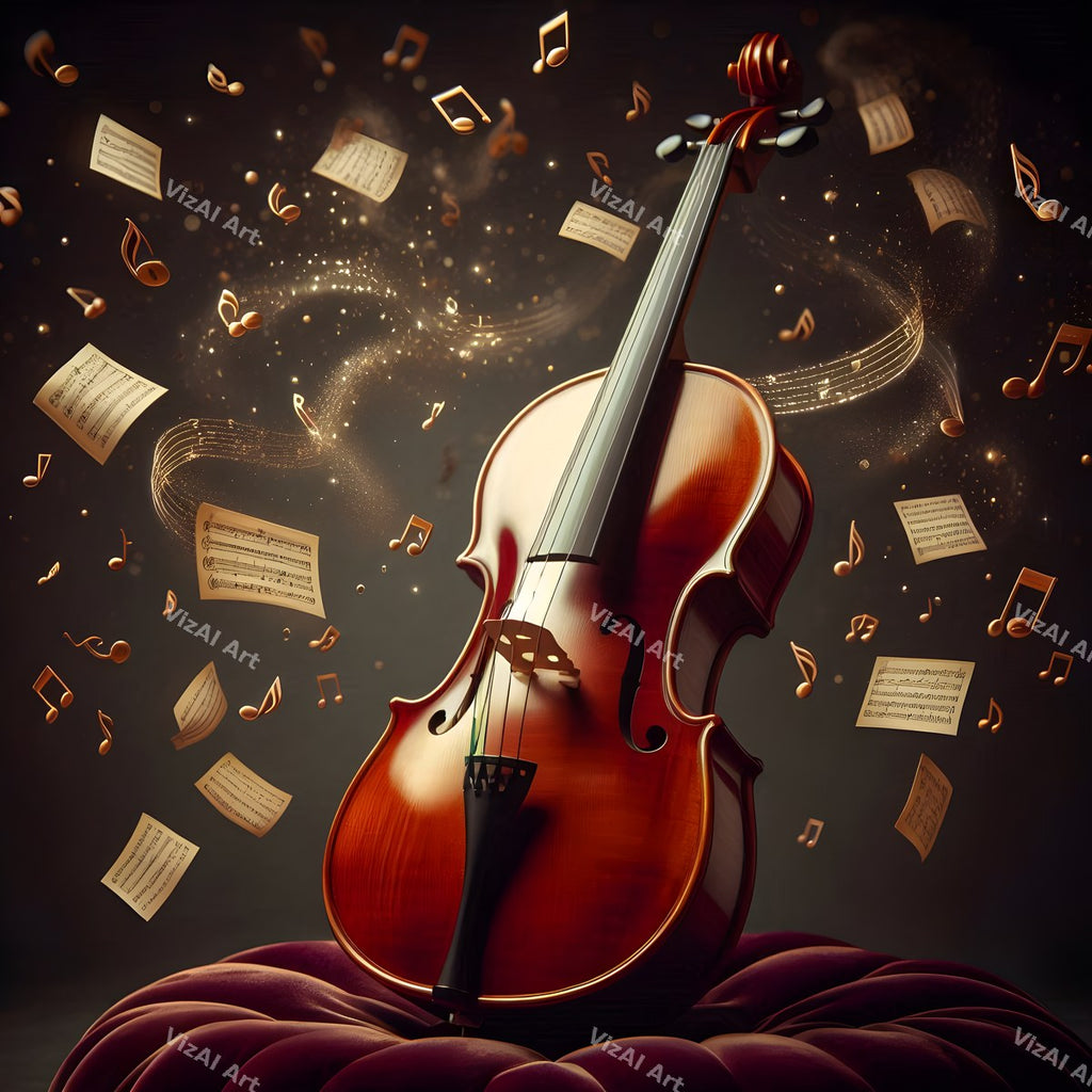 Spotlight Violin Art — print 9