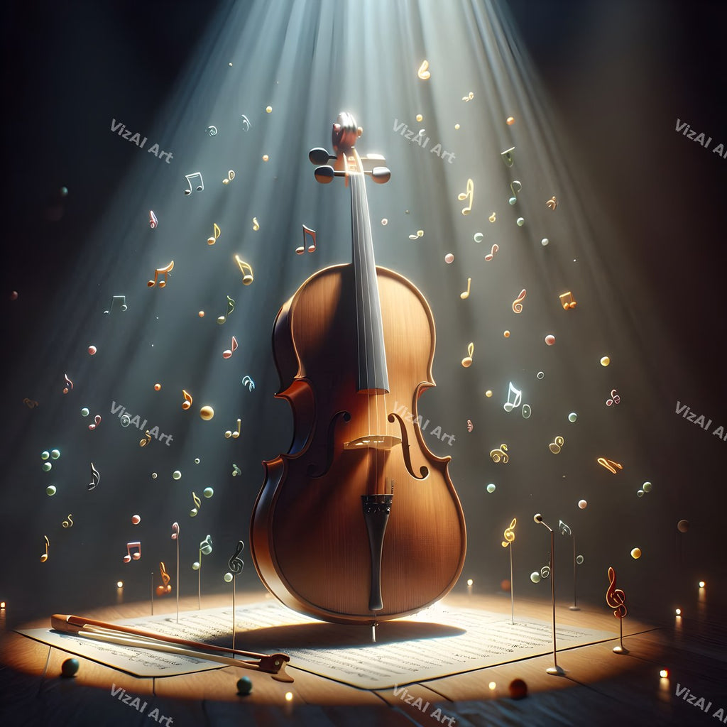 Spotlight Violin Art — print 10