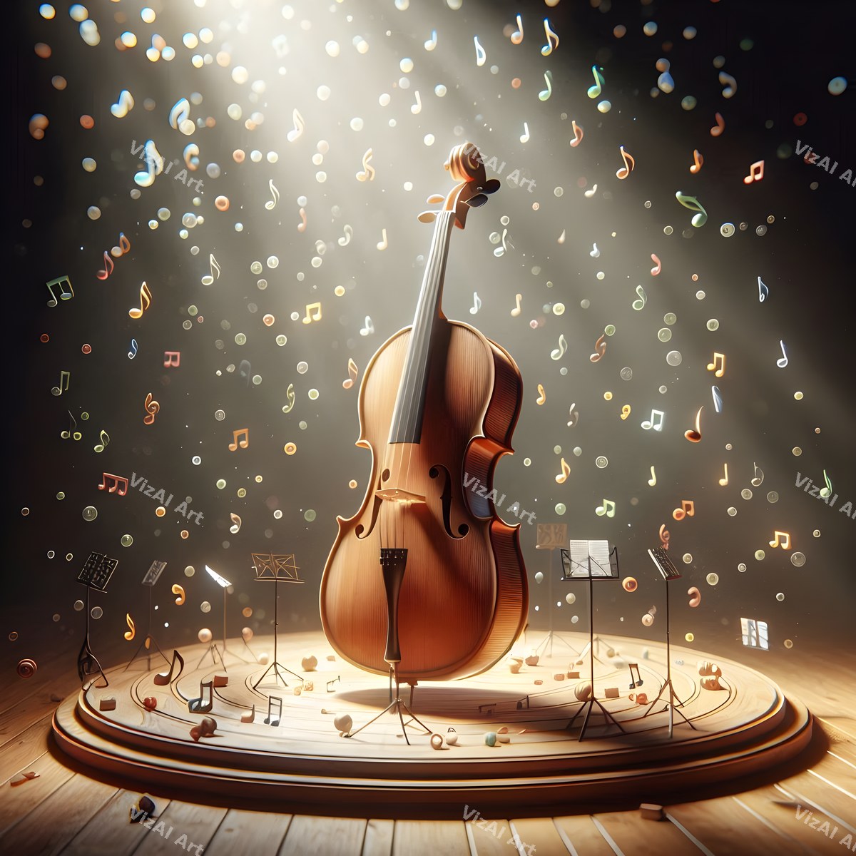 Spotlight Violin Art — print 12