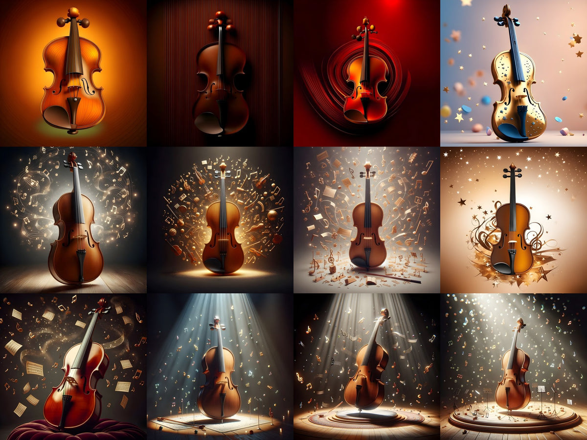 Spotlight Violin Art — Choose Your Print
