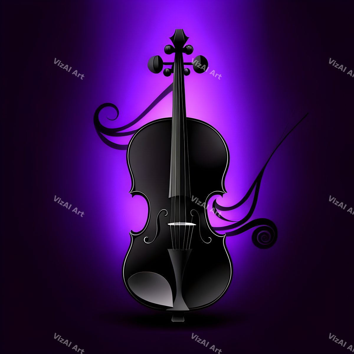 Jewel Tone Violin Art — print 1