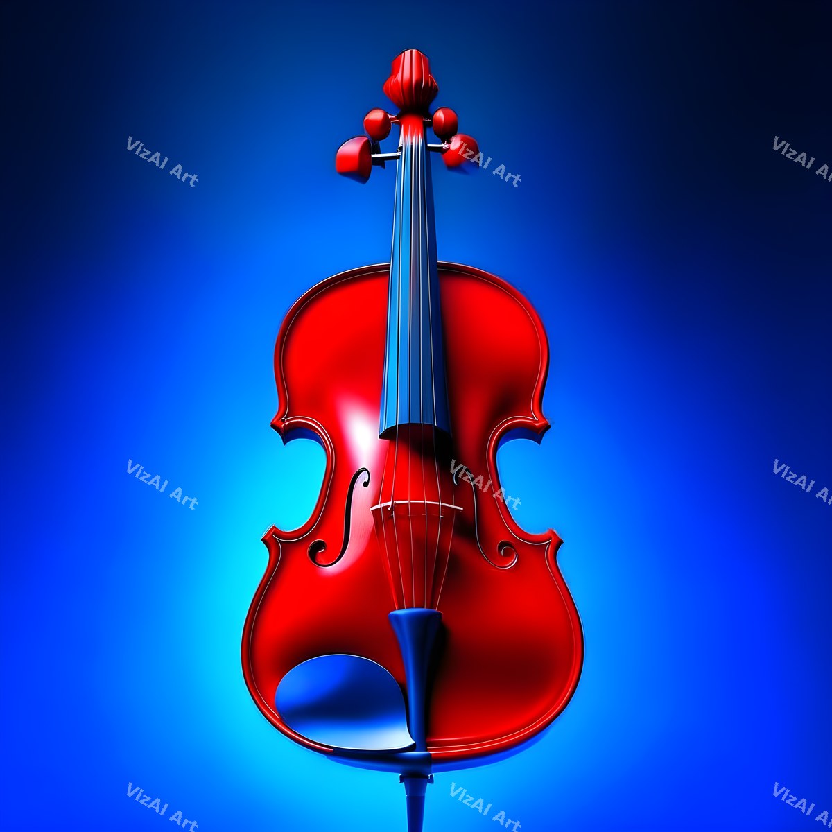 Jewel Tone Violin Art — print 2