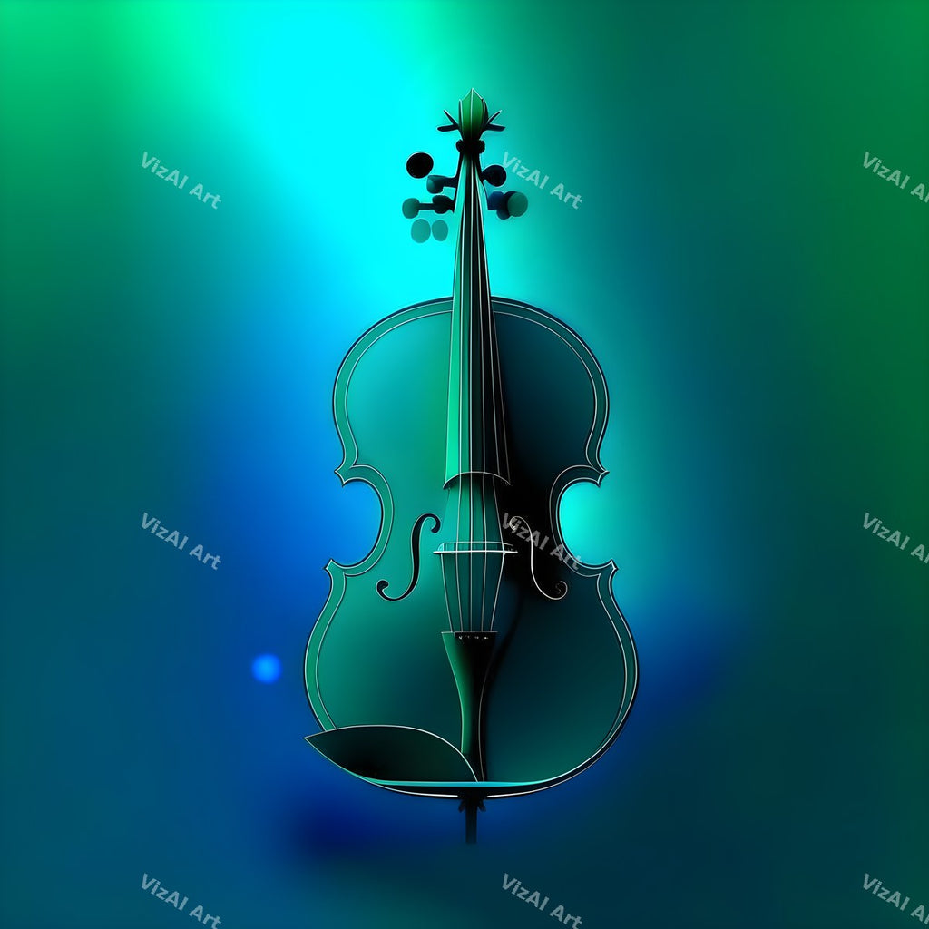Jewel Tone Violin Art — print 4