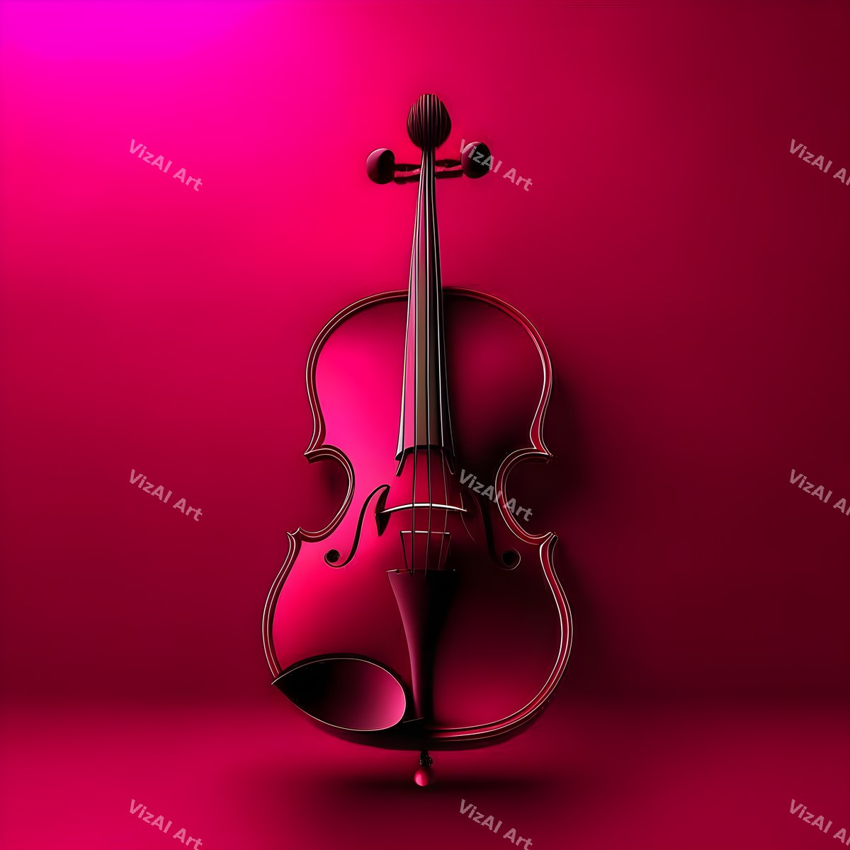 Jewel Tone Violin Art — print 5