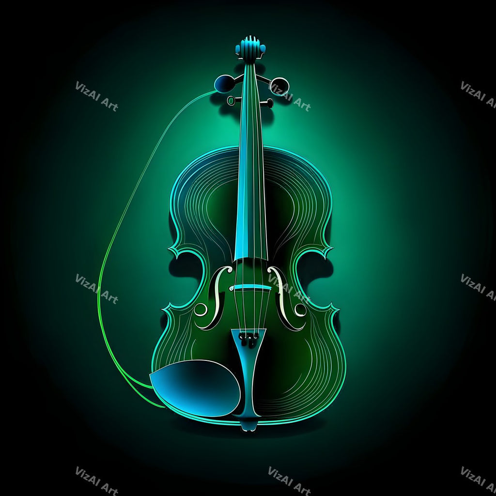 Jewel Tone Violin Art — print 8