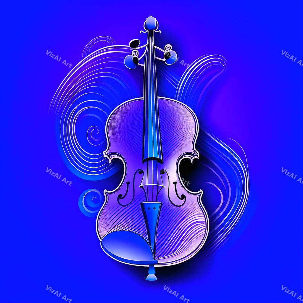 Jewel Tone Violin Art — print 10