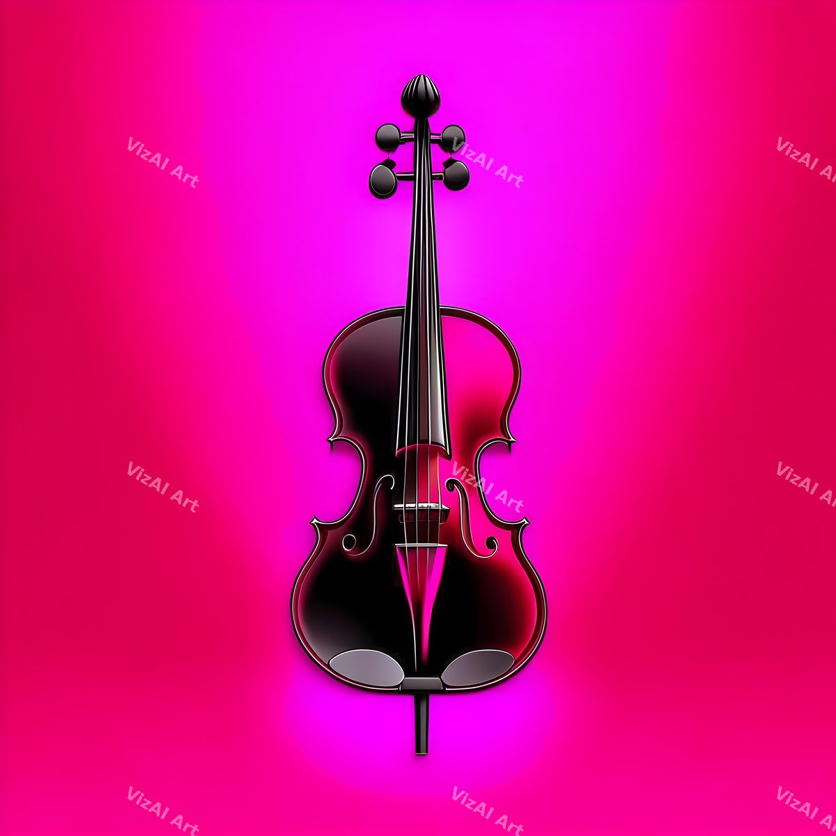 Jewel Tone Violin Art — print 11