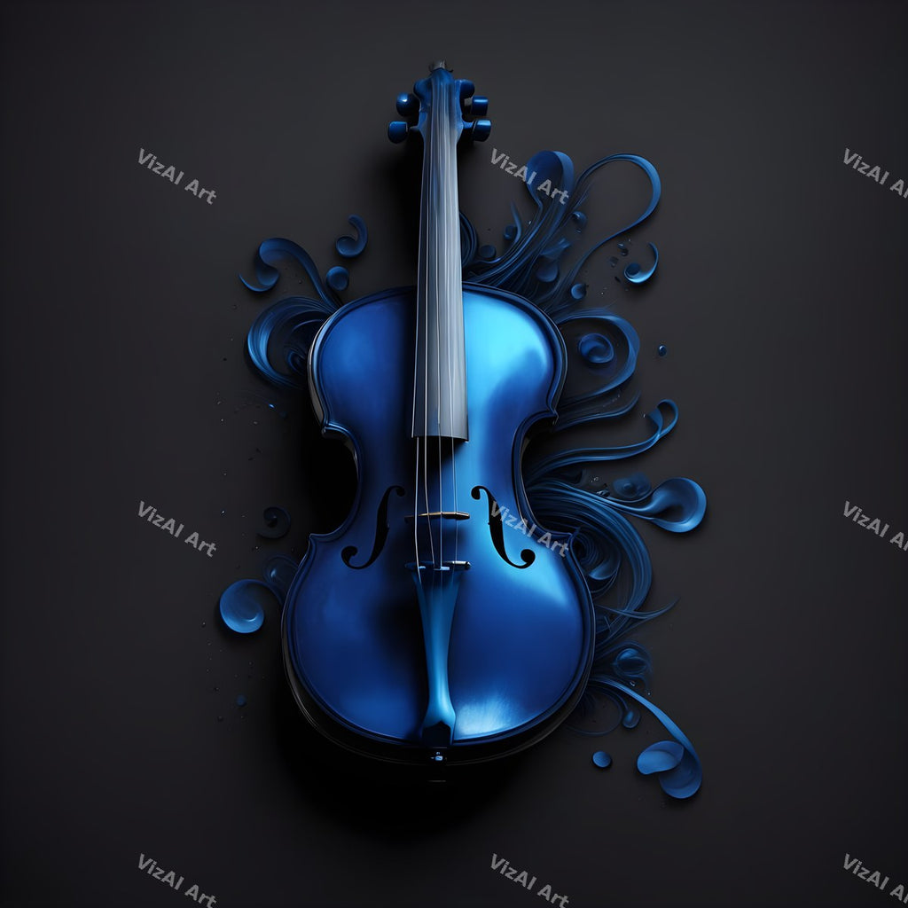 Jewel Tone Violin Art — print 12