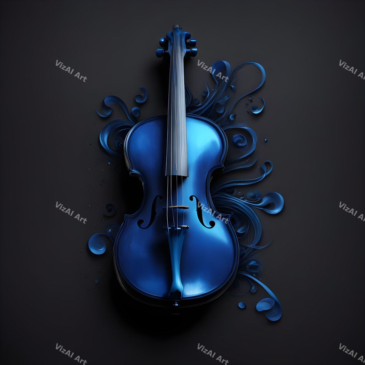 Jewel Tone Violin Art — print 12