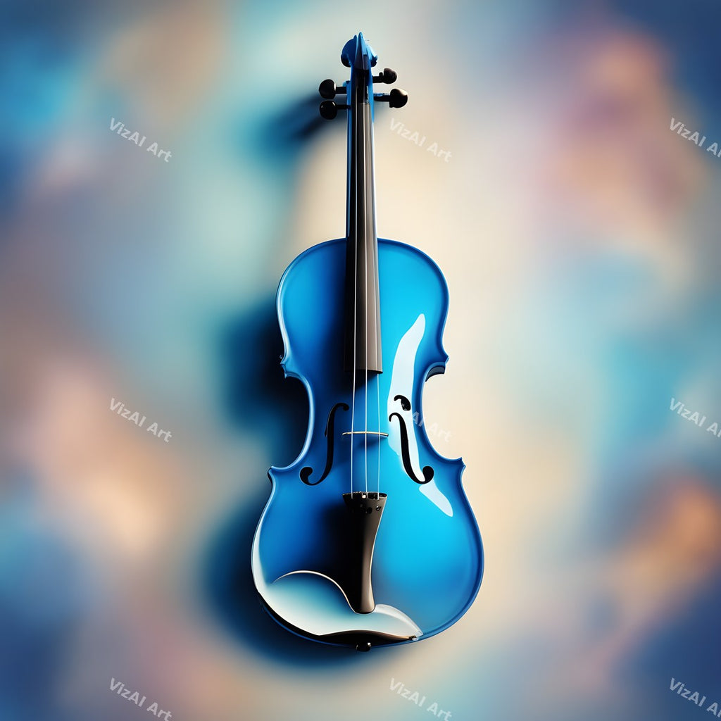Pastel Swirl Violin Art — print 6