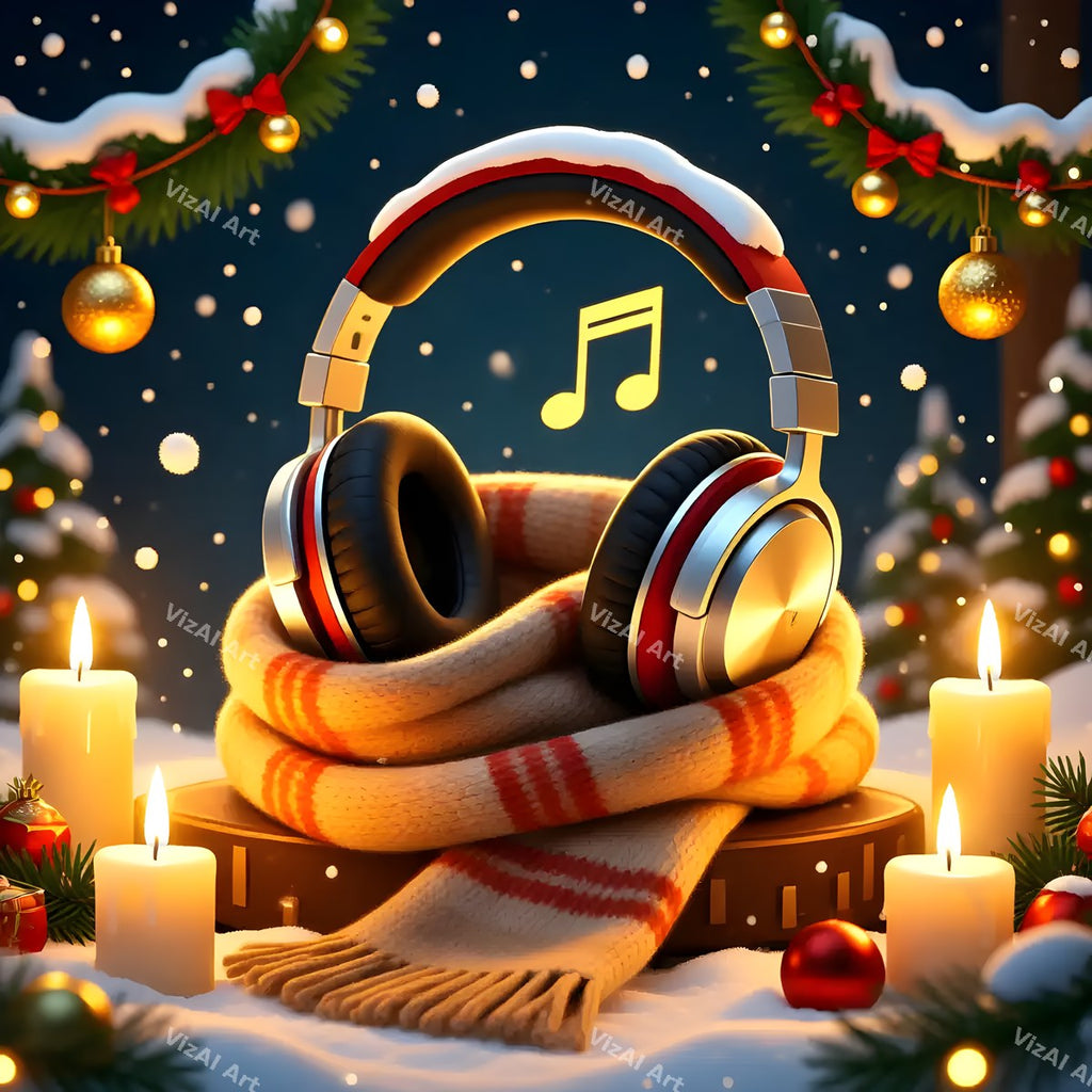 Christmas Sound & Sparkle Music Art — print 6