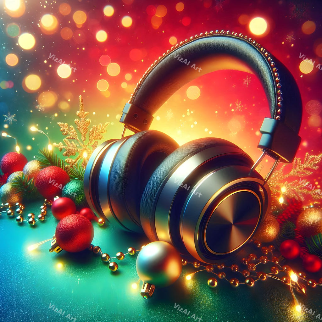 Christmas Sound & Sparkle Music Art — print 7