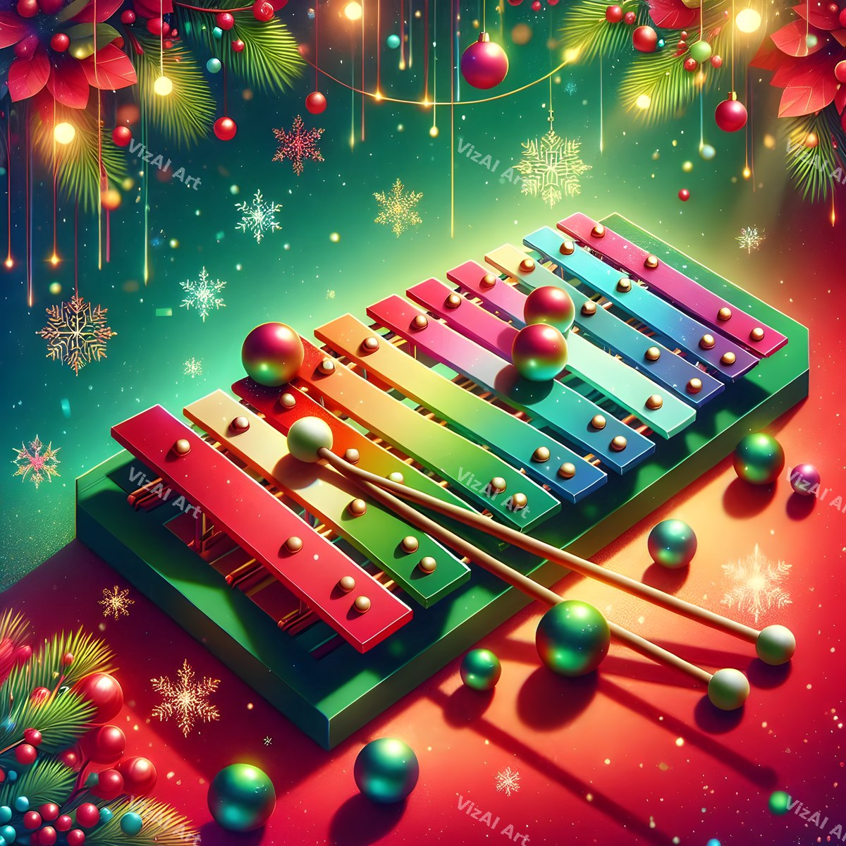 Christmas Sound & Sparkle Music Art — print 11
