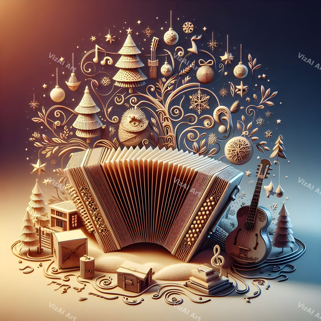Christmas Sound & Sparkle Music Art — print 12
