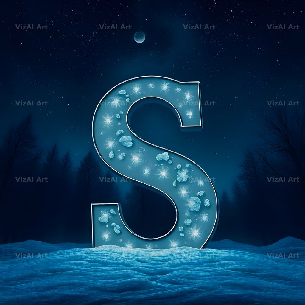 Night Garden Lights alphabet letter S