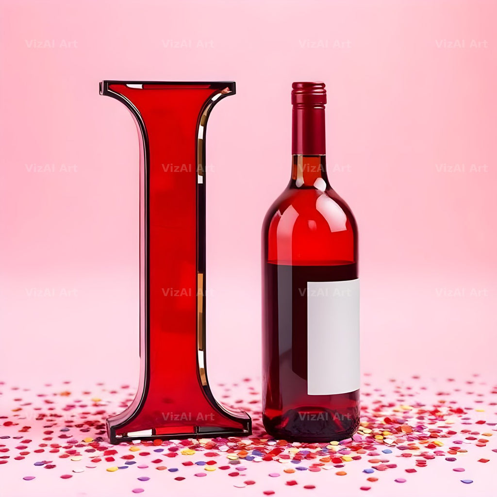 Red Wine Cellar alphabet letter I