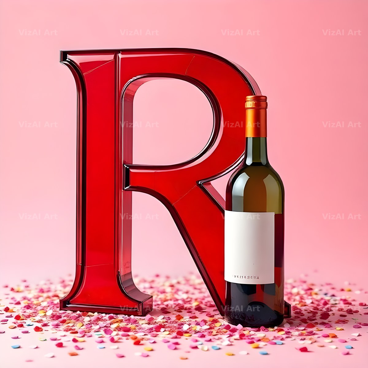 Red Wine Cellar alphabet letter R