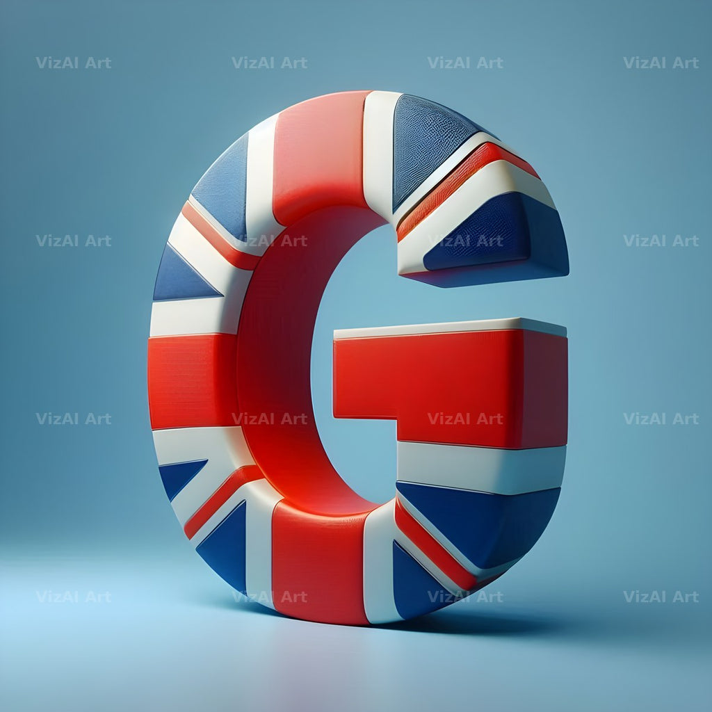 Union Jack alphabet letter G