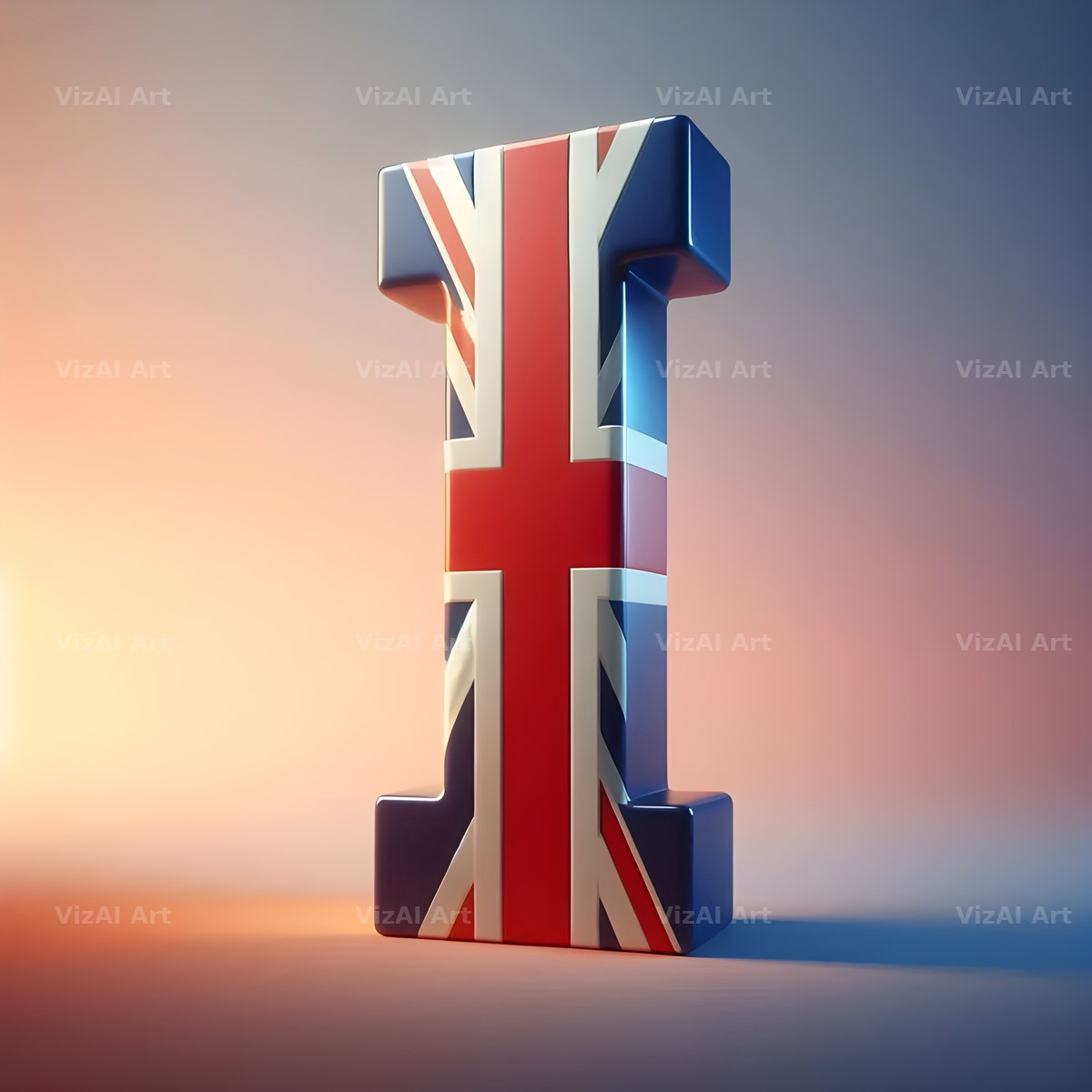Union Jack alphabet letter I