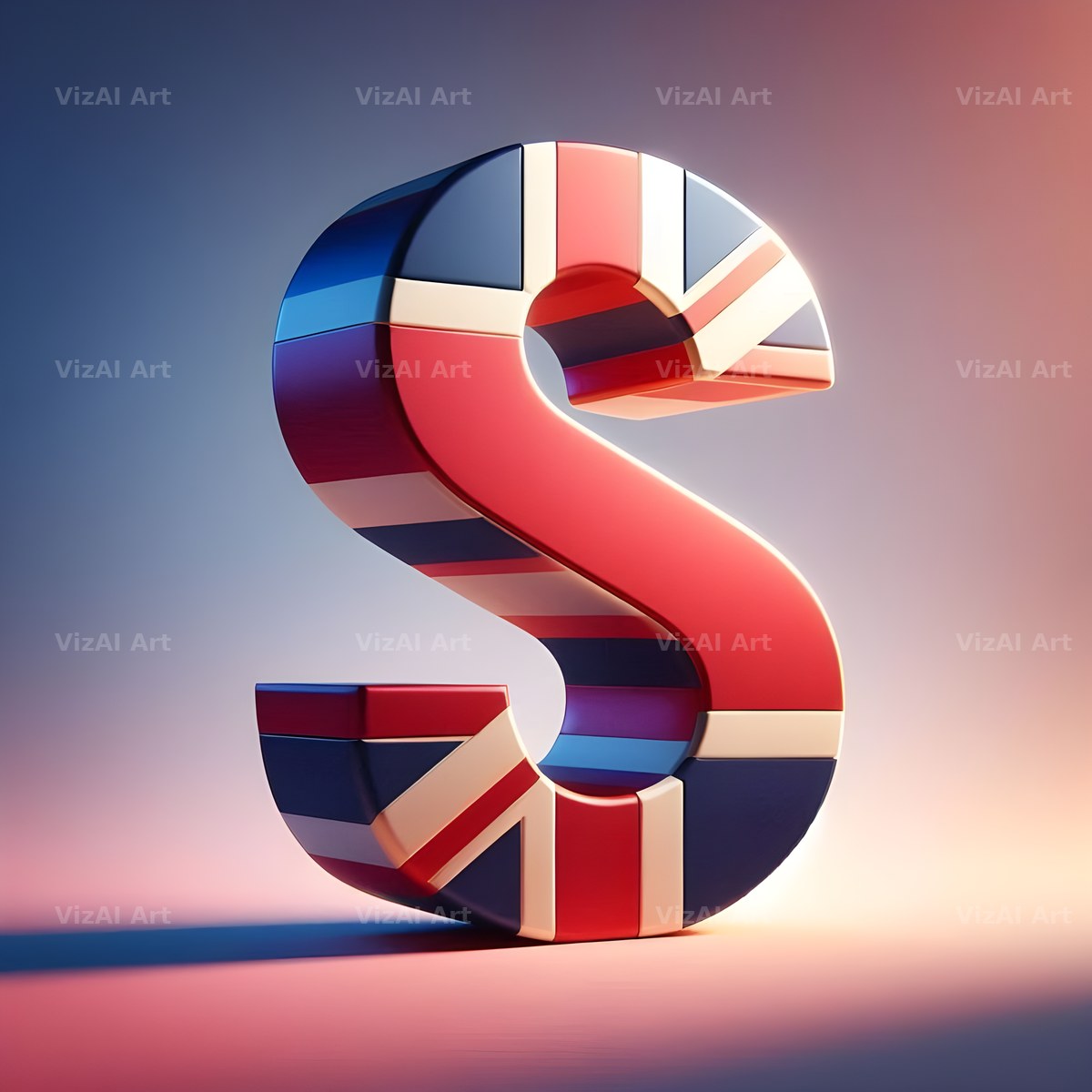 Union Jack alphabet letter S