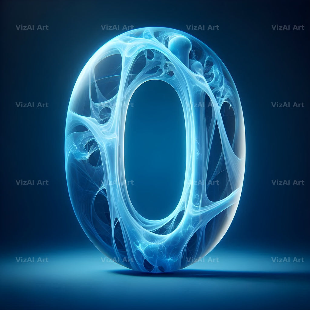 X-Ray Skeleton Scan alphabet letter O
