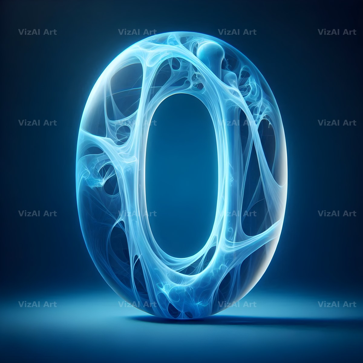 X-Ray Skeleton Scan alphabet letter O