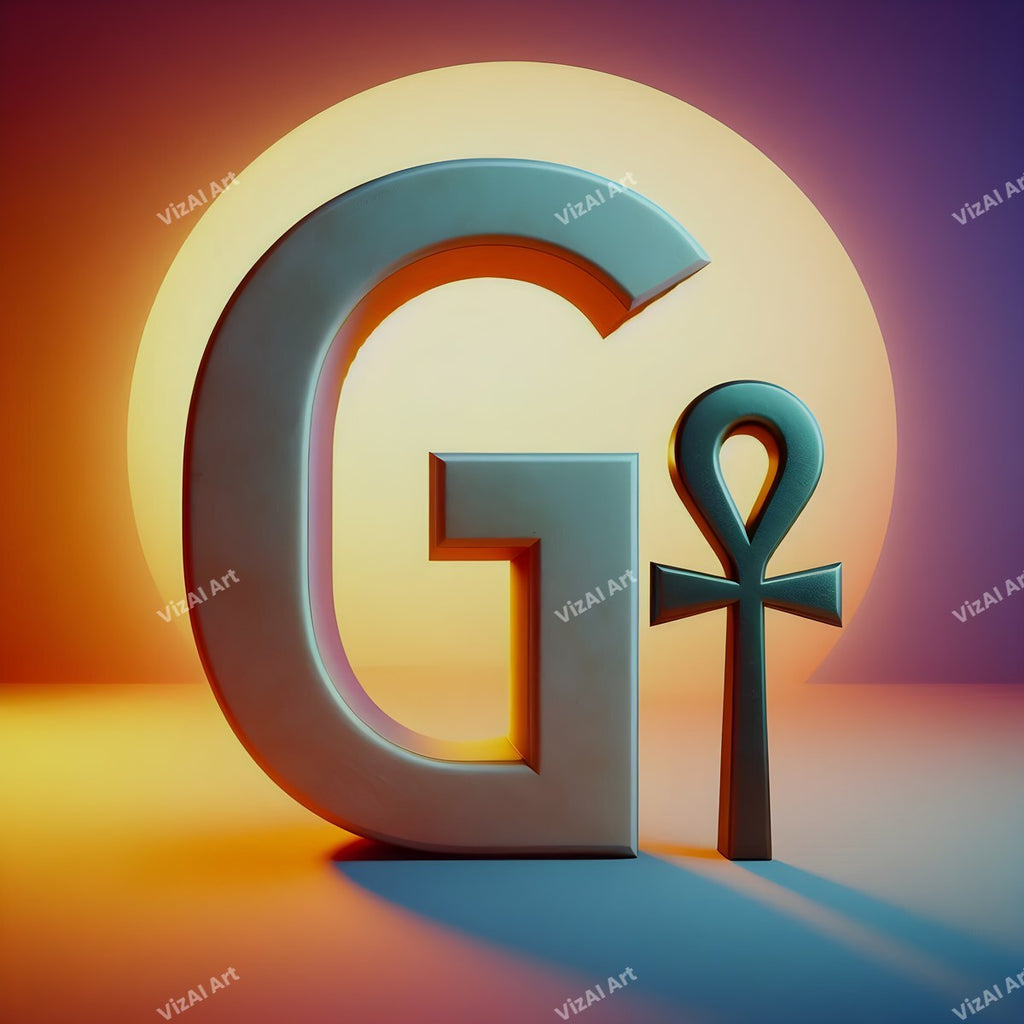 Ankh alphabet letter G