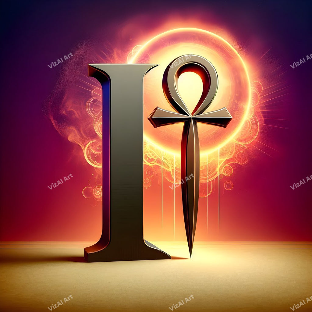 Ankh alphabet letter I