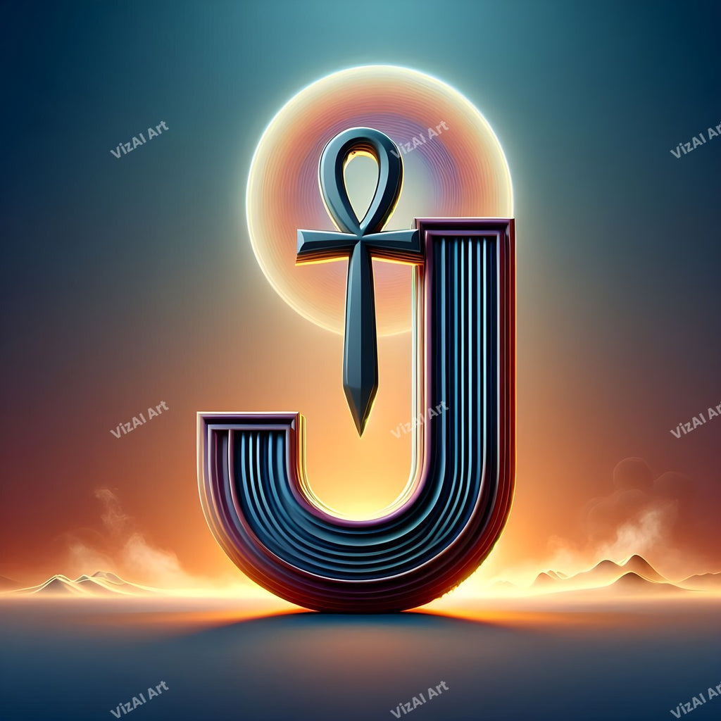 Ankh alphabet letter J
