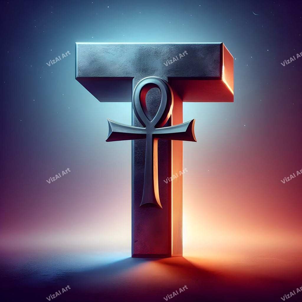 Ankh alphabet letter T
