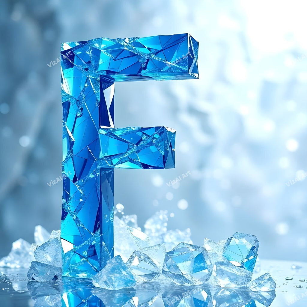 Blue Crystal alphabet letter F