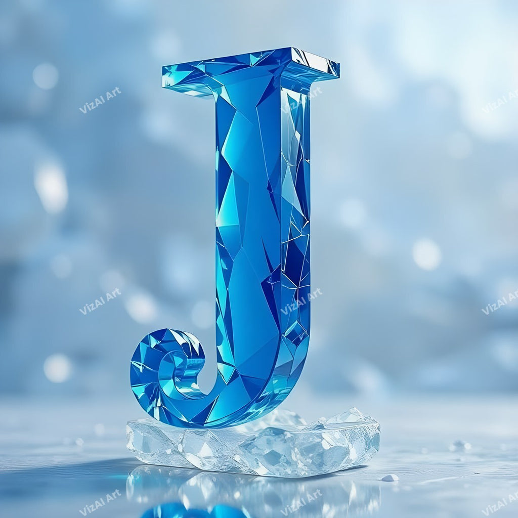Blue Crystal alphabet letter J